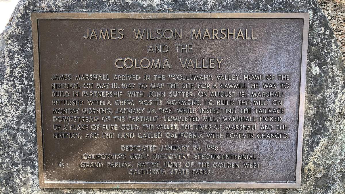 Marshall Gold Discovery State Historic Park in Coloma, California