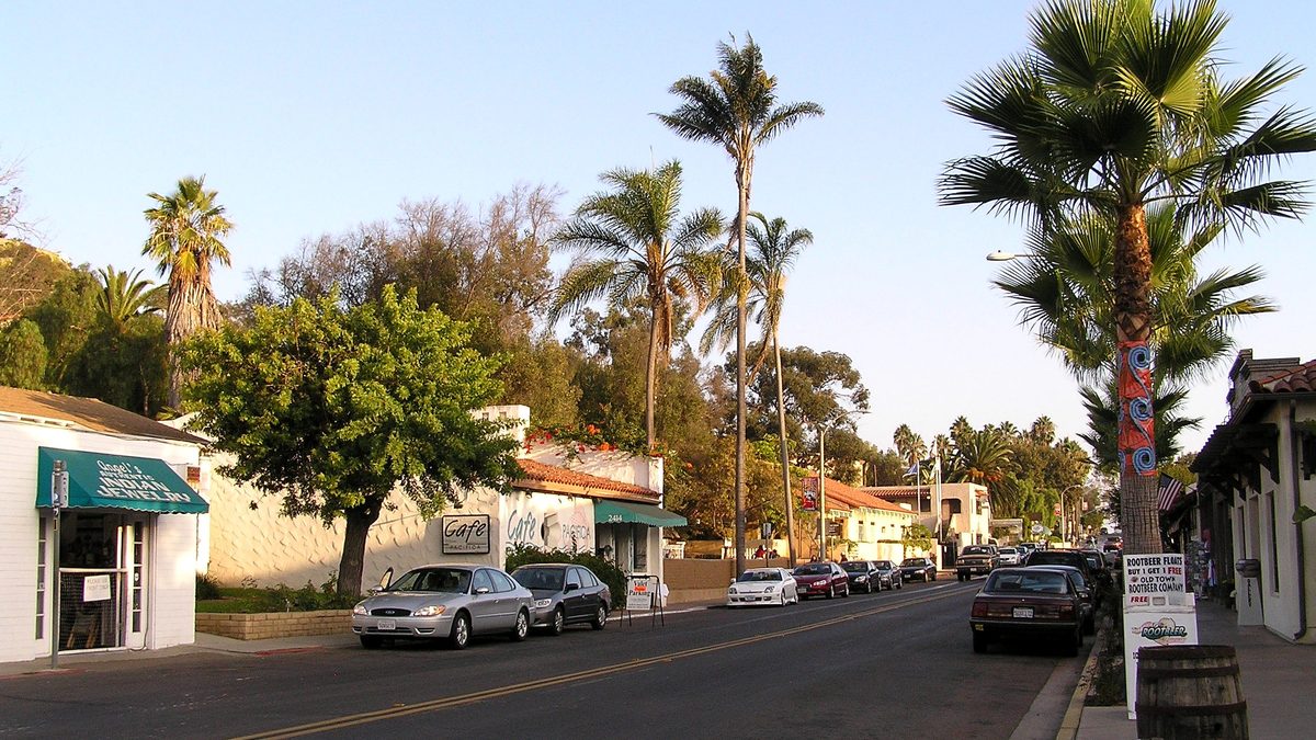 Street in Old Town San Diego